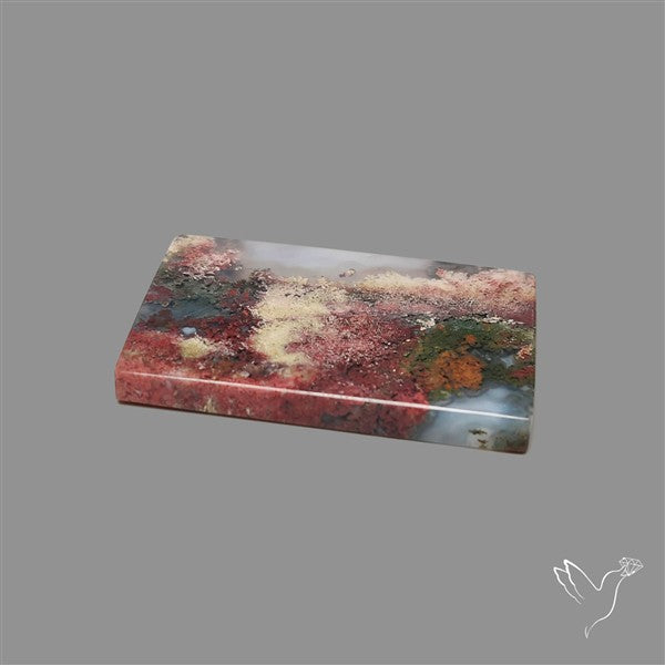Indonesian Red Moss Agate Cabochon