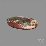 Indonesian Red Moss Agate Cabochon
