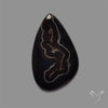 Black Banded Tuxedo Agate Cabochon