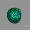 Rare Malachite Stalactite Slice