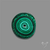 Rare Malachite Stalactite Slice