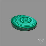Rare Malachite Stalactite Slice