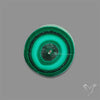 Rare Malachite Stalactite Slice