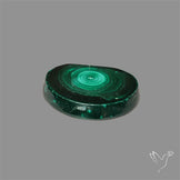 Rare Malachite Stalactite Slice