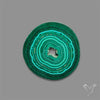 Rare Malachite Stalactite Slice