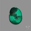 Rare Malachite Stalactite Slice wiith Chattoyancy