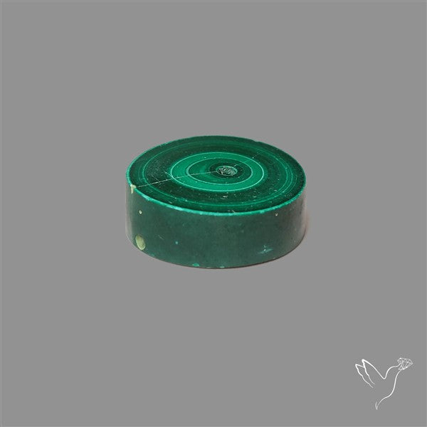Rare Malachite Stalactite Slice