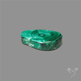 Rare Malachite Stalactite Slice
