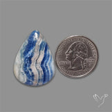 Blue Scheelite Cabochon aka Lapis Lace Agate