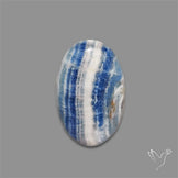 Blue Scheelite Cabochon aka Lapis Lace Agate