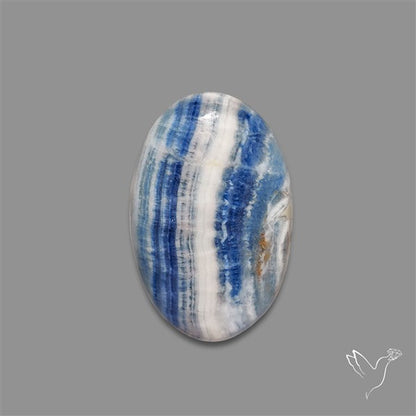Blue Scheelite Cabochon aka Lapis Lace Agate