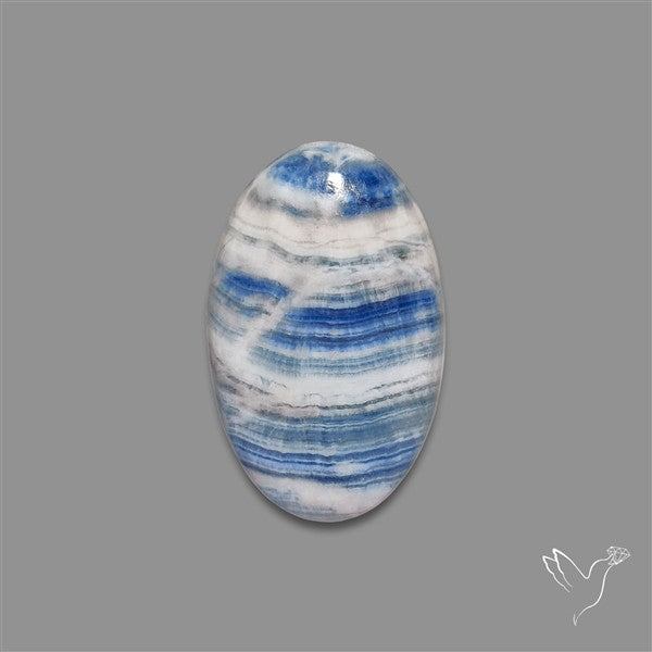 Blue Scheelite Cabochon aka Lapis Lace Agate