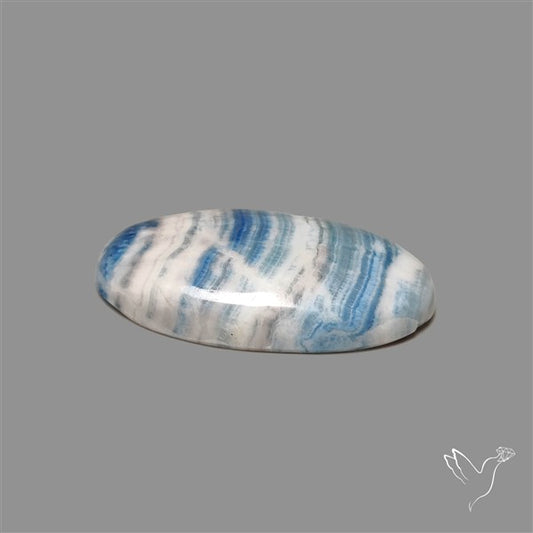 Blue Scheelite Cabochon aka Lapis Lace Agate