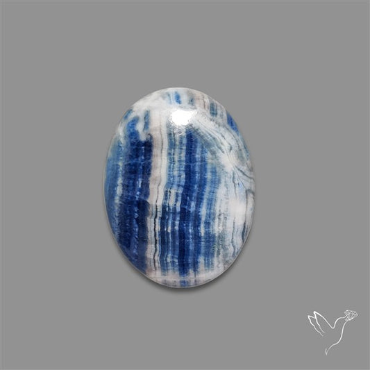 Blue Scheelite Cabochon aka Lapis Lace Agate
