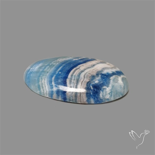 Blue Scheelite Cabochon aka Lapis Lace Agate