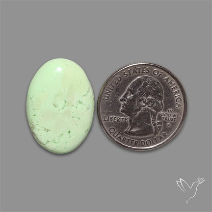 Citron Chrysoprase Cabochon