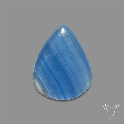 Caribbean Onyx Blue Calcite Cabochon