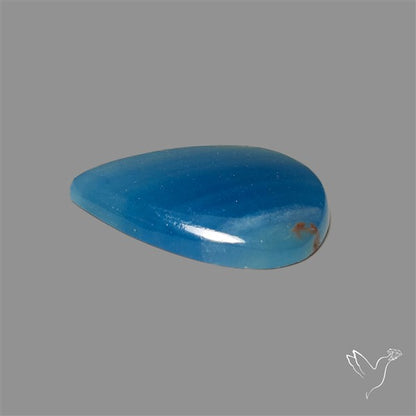 Caribbean Onyx Blue Calcite Cabochon