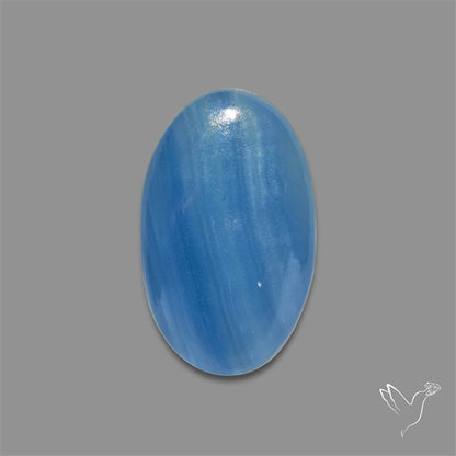 Caribbean Onyx Blue Calcite Cabochon