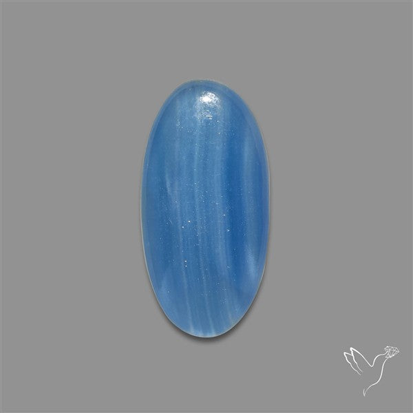 Caribbean Onyx Blue Calcite Cabochon