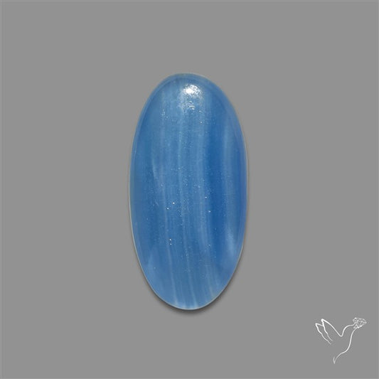 Caribbean Onyx Blue Calcite Cabochon