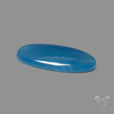 Caribbean Onyx Blue Calcite Cabochon