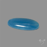 Caribbean Onyx Blue Calcite Cabochon