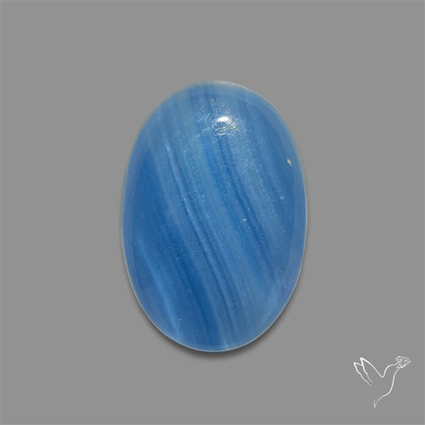 Caribbean Onyx Blue Calcite Cabochon