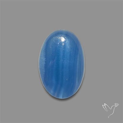 Caribbean Onyx Blue Calcite Cabochon