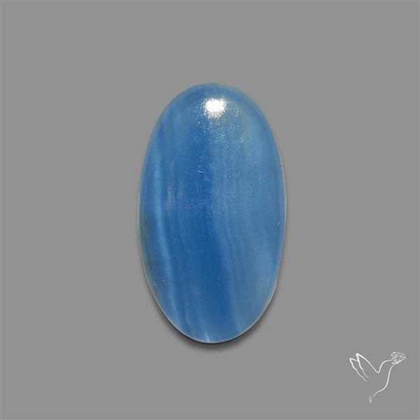 Caribbean Onyx Blue Calcite Cabochon