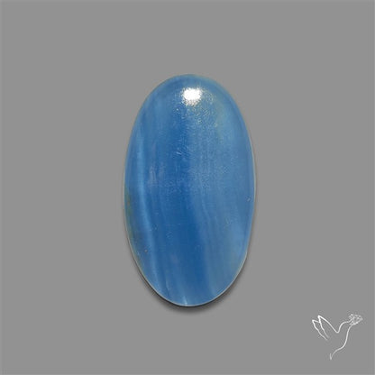 Caribbean Onyx Blue Calcite Cabochon