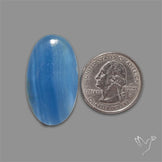 Caribbean Onyx Blue Calcite Cabochon