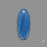 Caribbean Onyx Blue Calcite Cabochon