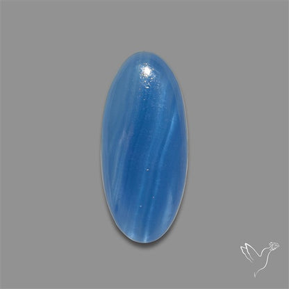 Caribbean Onyx Blue Calcite Cabochon