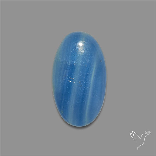 Caribbean Onyx Blue Calcite Cabochon