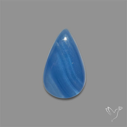 Caribbean Onyx Blue Calcite Cabochon