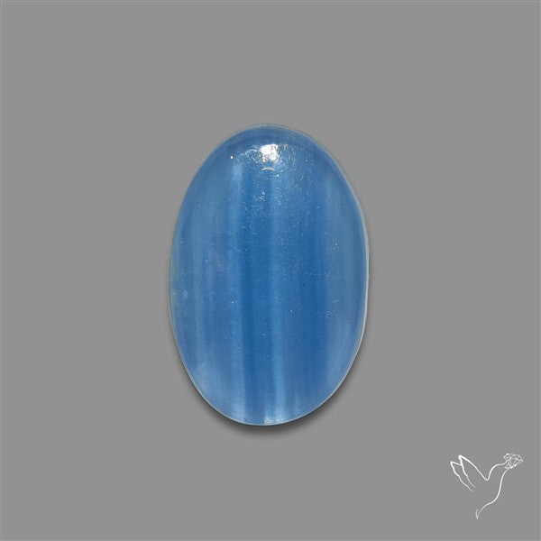 Caribbean Onyx Blue Calcite Cabochon