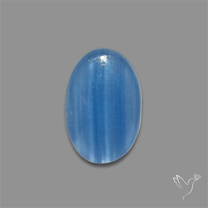 Caribbean Onyx Blue Calcite Cabochon