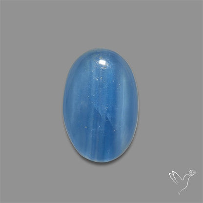 Caribbean Onyx Blue Calcite Cabochon