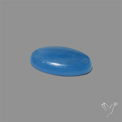 Caribbean Onyx Blue Calcite Cabochon