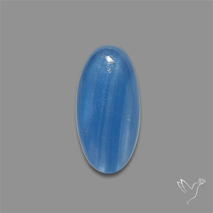 Caribbean Onyx Blue Calcite Cabochon