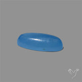 Caribbean Onyx Blue Calcite Cabochon