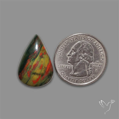 Bloodstone Cabochon
