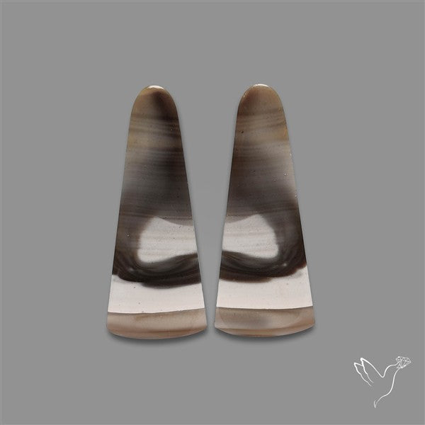 Bi-color Flint Stone Pair