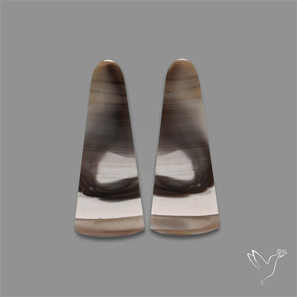 Bi-color Flint Stone Pair