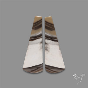 Bi-color Flint Stone Pair
