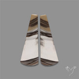 Bi-color Flint Stone Pair