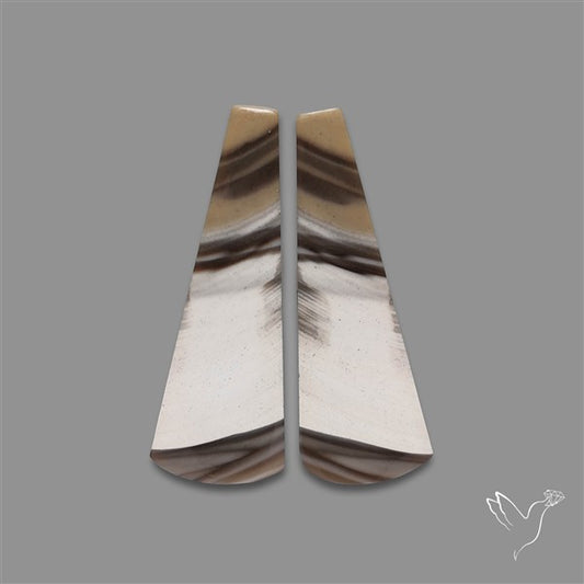 Bi-color Flint Stone Pair