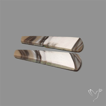 Bi-color Flint Stone Pair