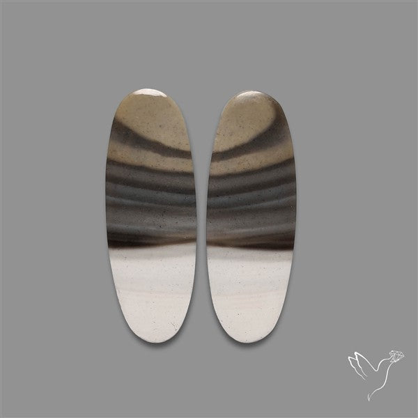 Bi-color Flint Stone Pair